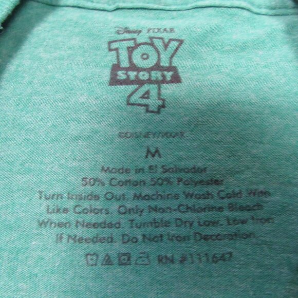 Disney Toy Story 4 Men's TShirt Medium Green Aliens "Oooh Oooh Oooh" Graphic Tee - Picture 4 of 8